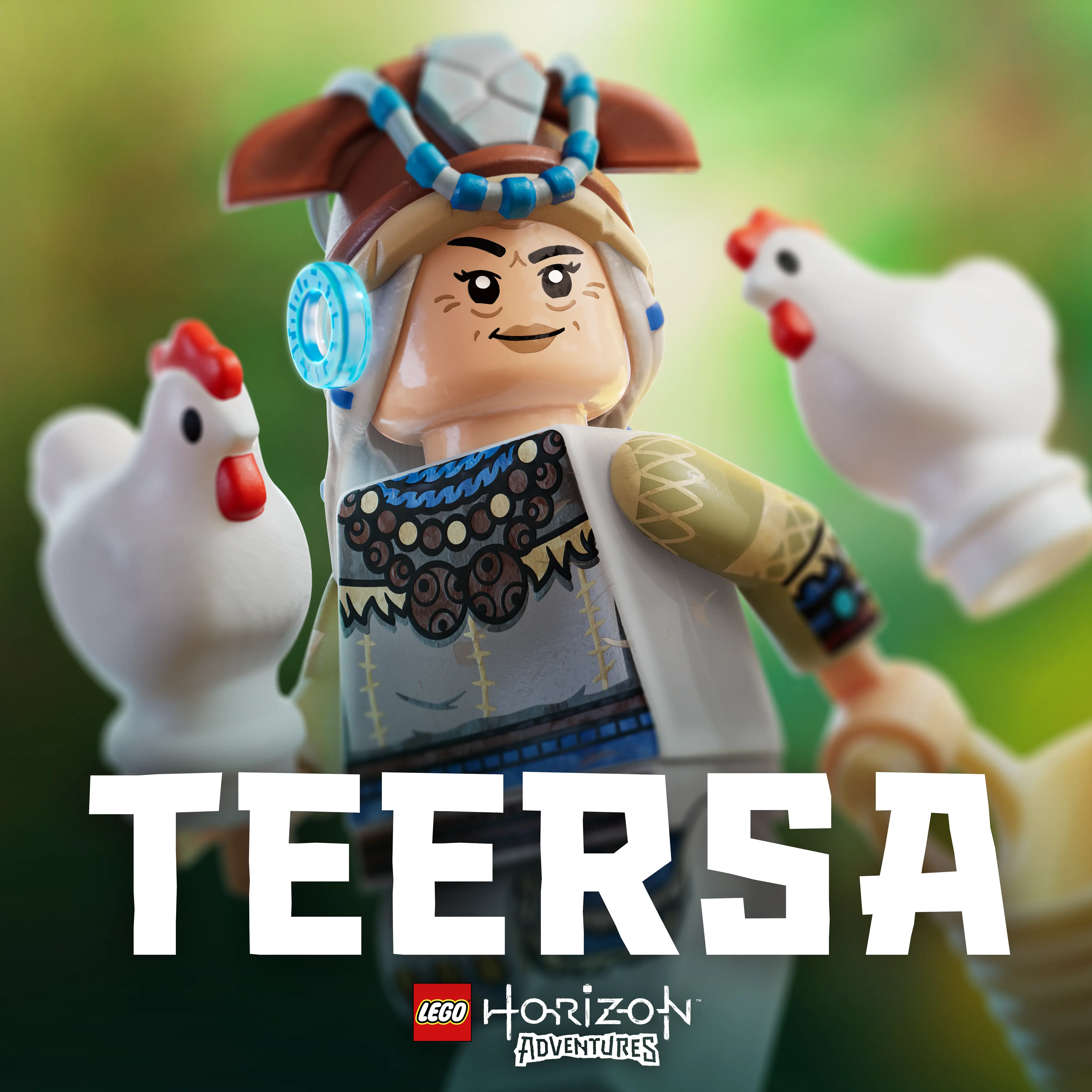 Meet Teersa and her chicken crew!